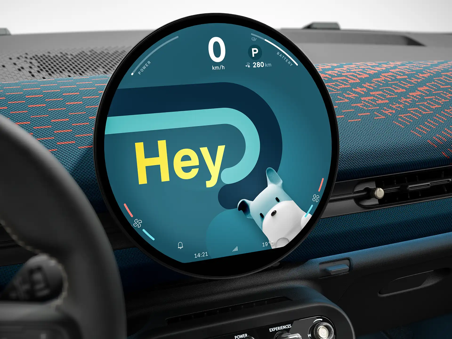 MINI Aceman integral electric - Experienţa la interior