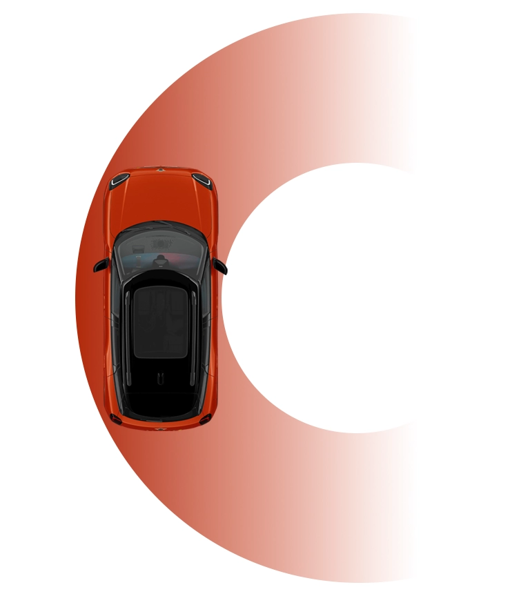 MINI Aceman integral electric - Rază de bracare