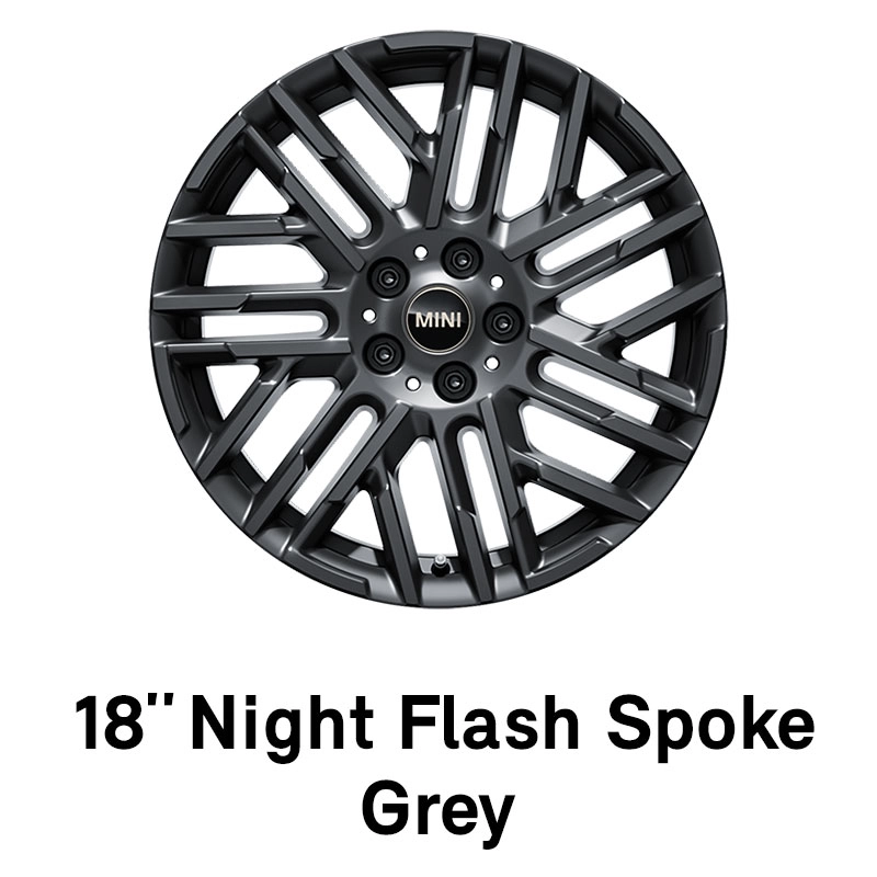 MINI - echipamente - jante de 18” flash spoke gri