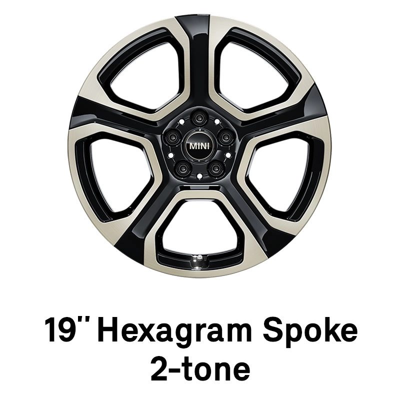 MINI - echipamente - jante de 19” hexagram spoke în 2 tonuri