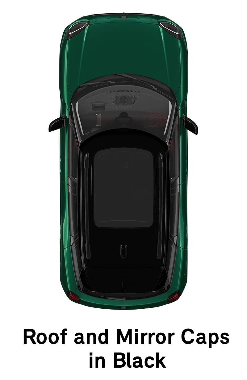  MINI - echipamente - stilul jcw - plafon în negru