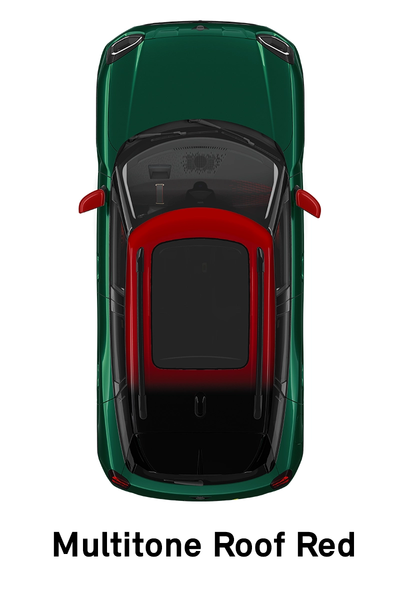  MINI - echipamente - stilul jcw - plafon în roşu multicolor