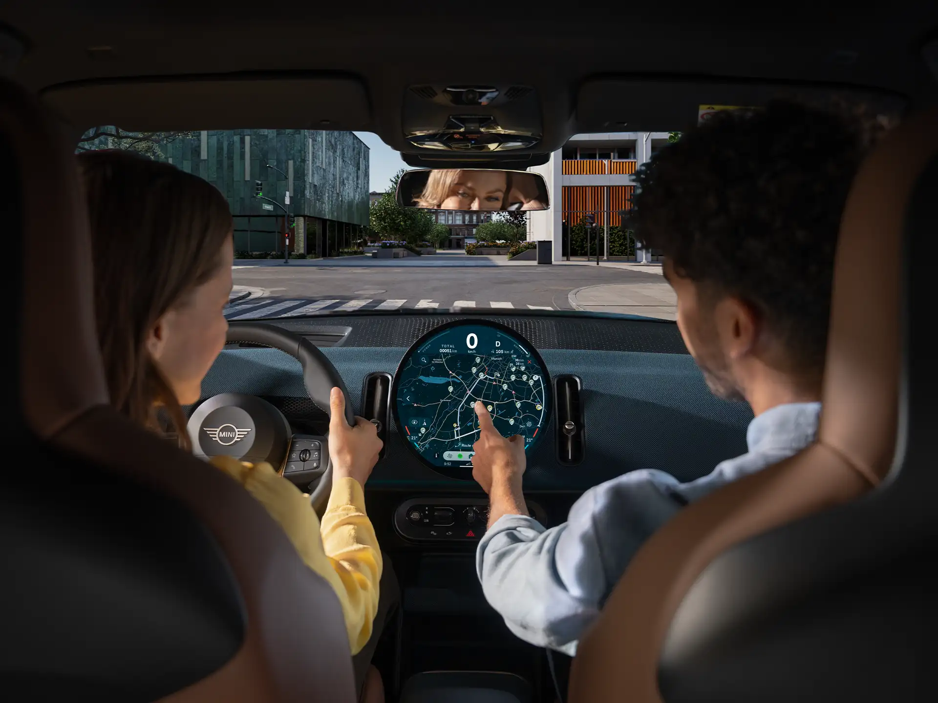 MINI Cooper integral electric - Planificatorul de rute