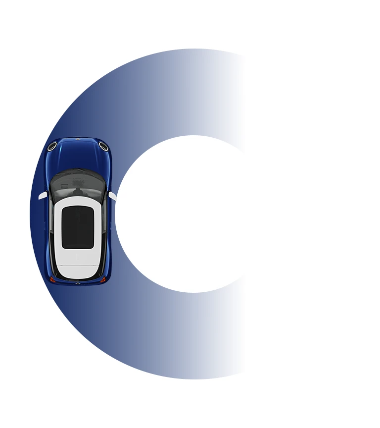 MINI Cooper integral electric - Rază de bracare
