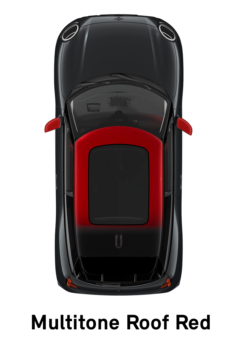  MINI - echipamente - stilul jcw - plafon în roşu multicolor
