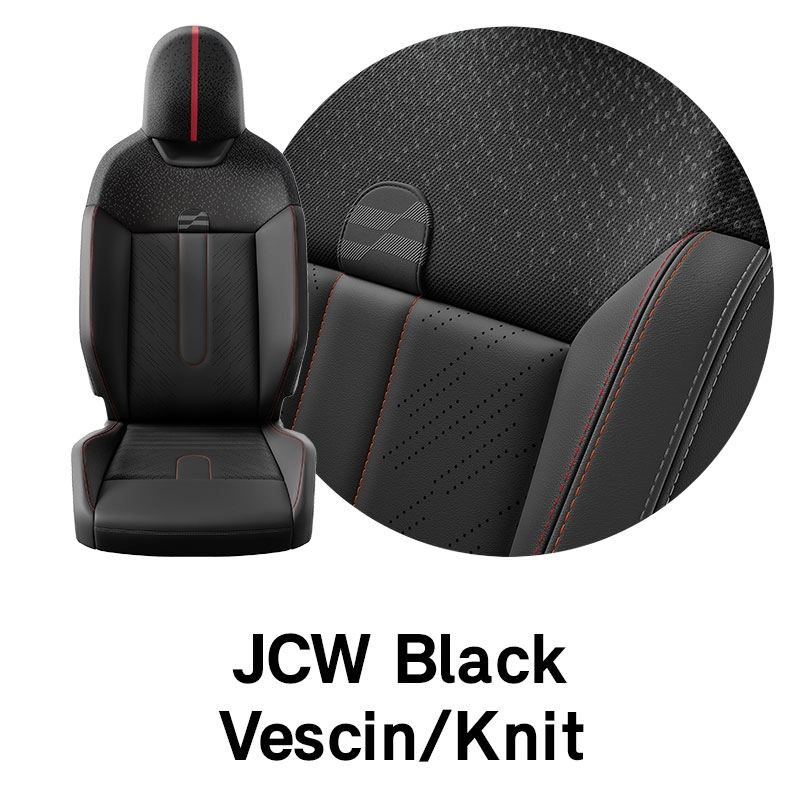 MINI - echipamente - negru JCW - vescin/textil