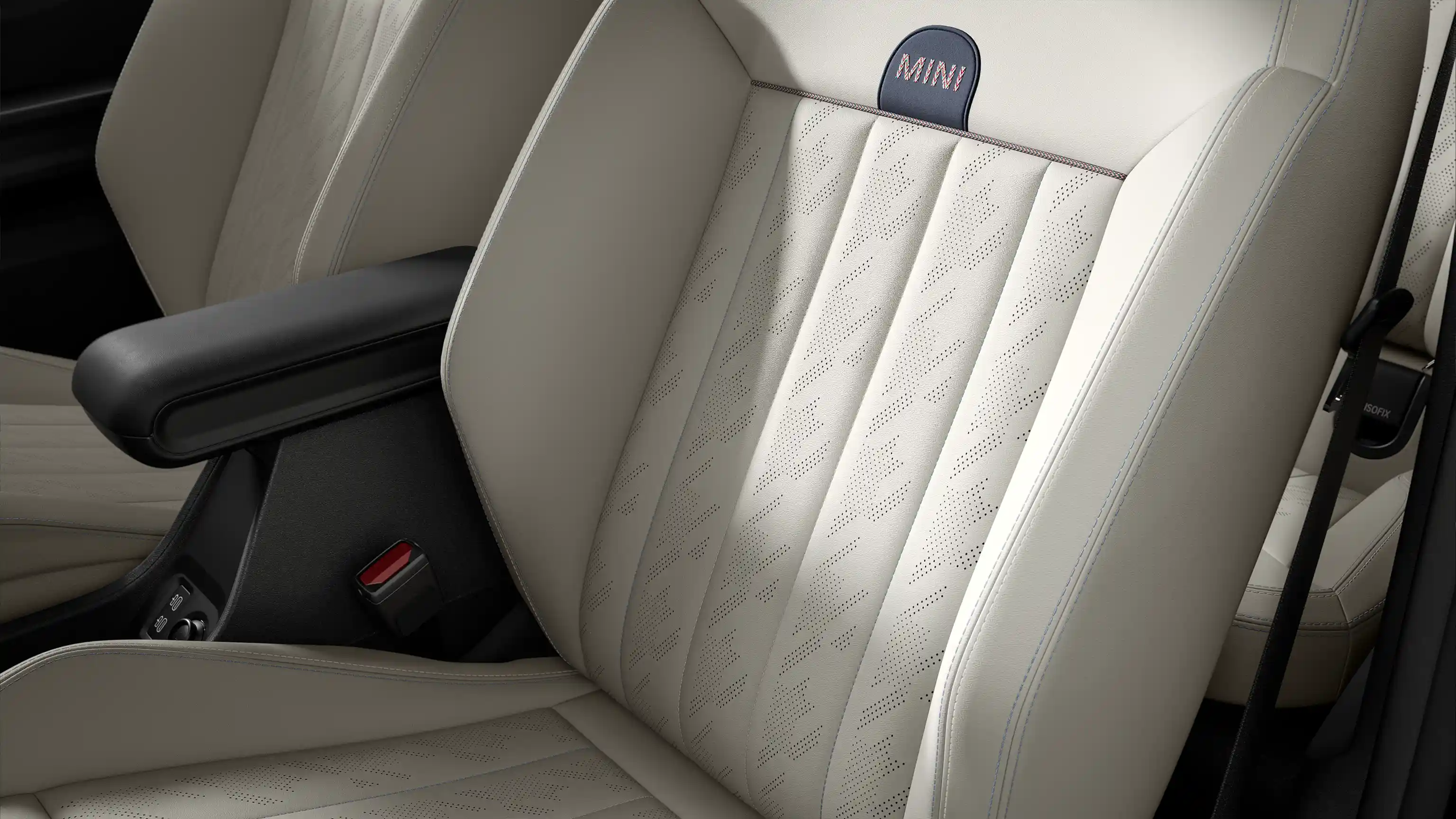 MINI Cooper Cabrio cu scaune în stil Favoured din piele ecologică Vescin Bej