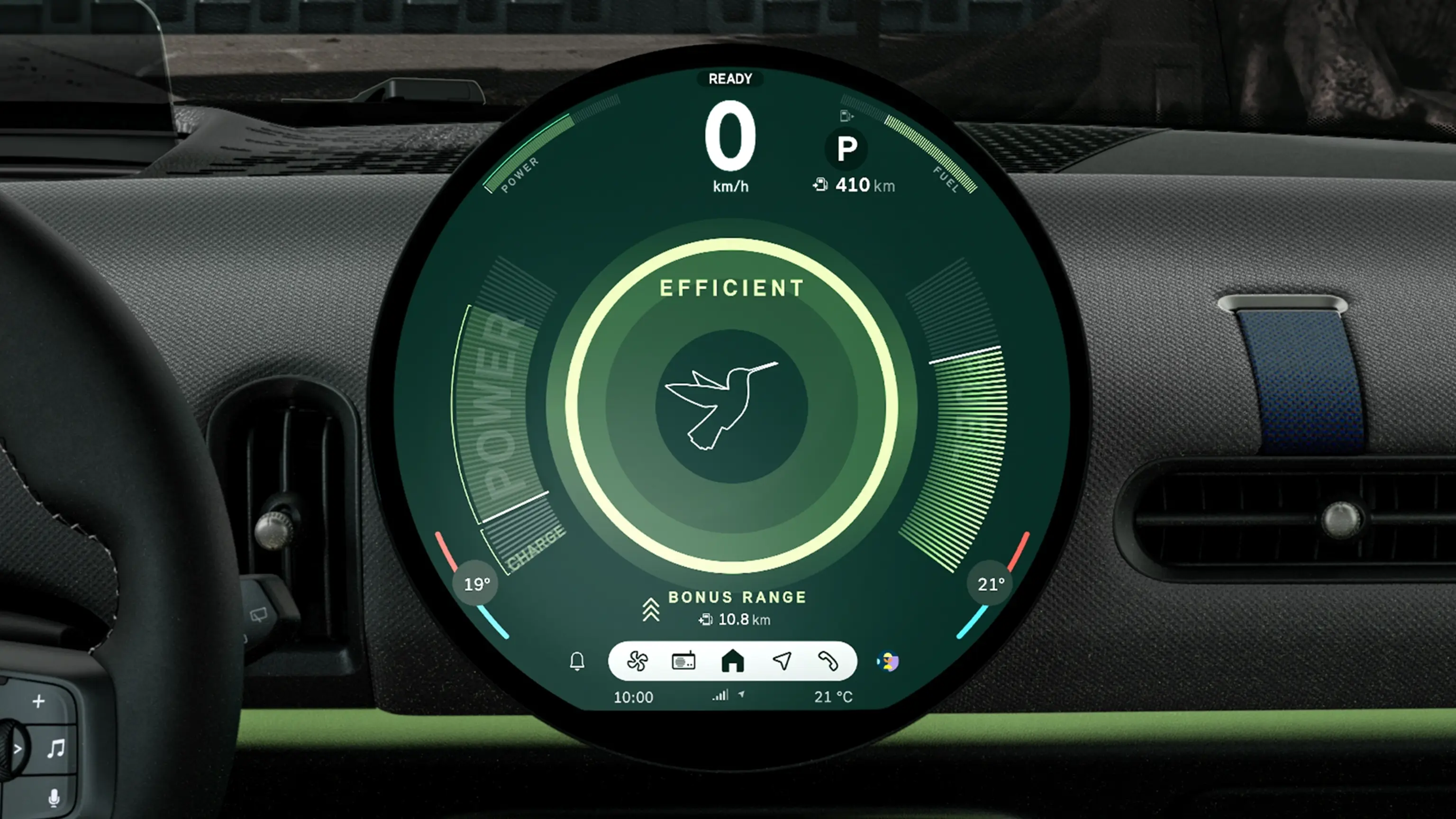 MINI Cooper Cabrio - experienţă de condus - galerie de moduri - modul green