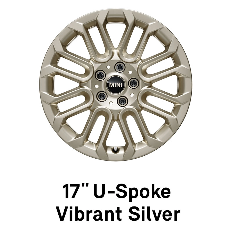 MINI - echipamente - U-Spoke argintiu Vibrant de 17”