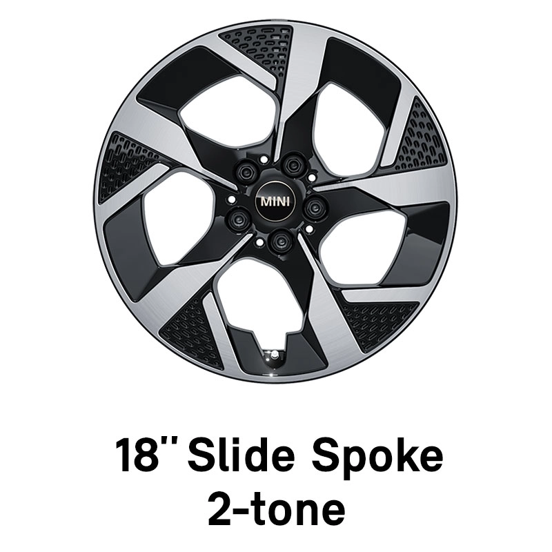 MINI - echipamente - slide spoke de 18” în 2 tonuri