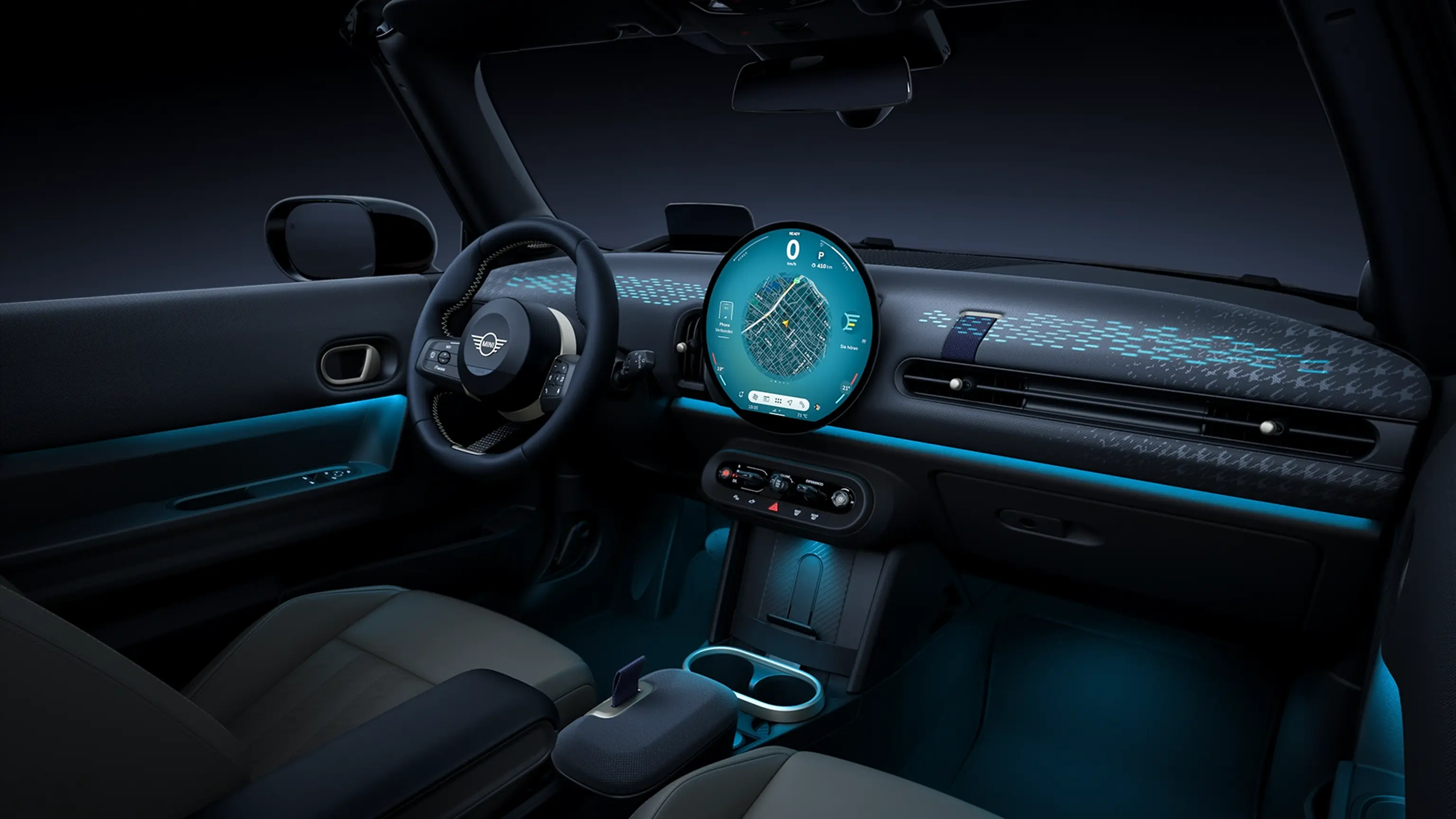 MINI Cooper Cabrio - interior - galerie mod experienţă - butoane de control