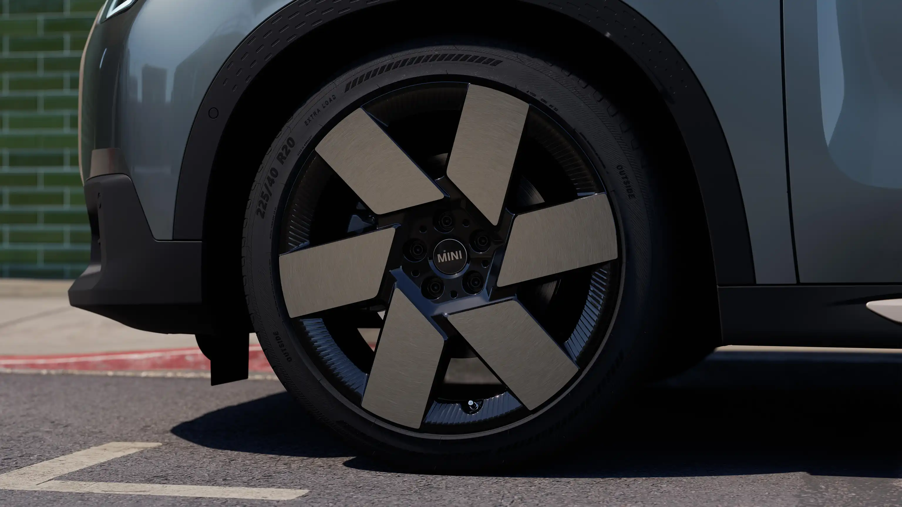 MINI Countryman integral electric - Video roţi