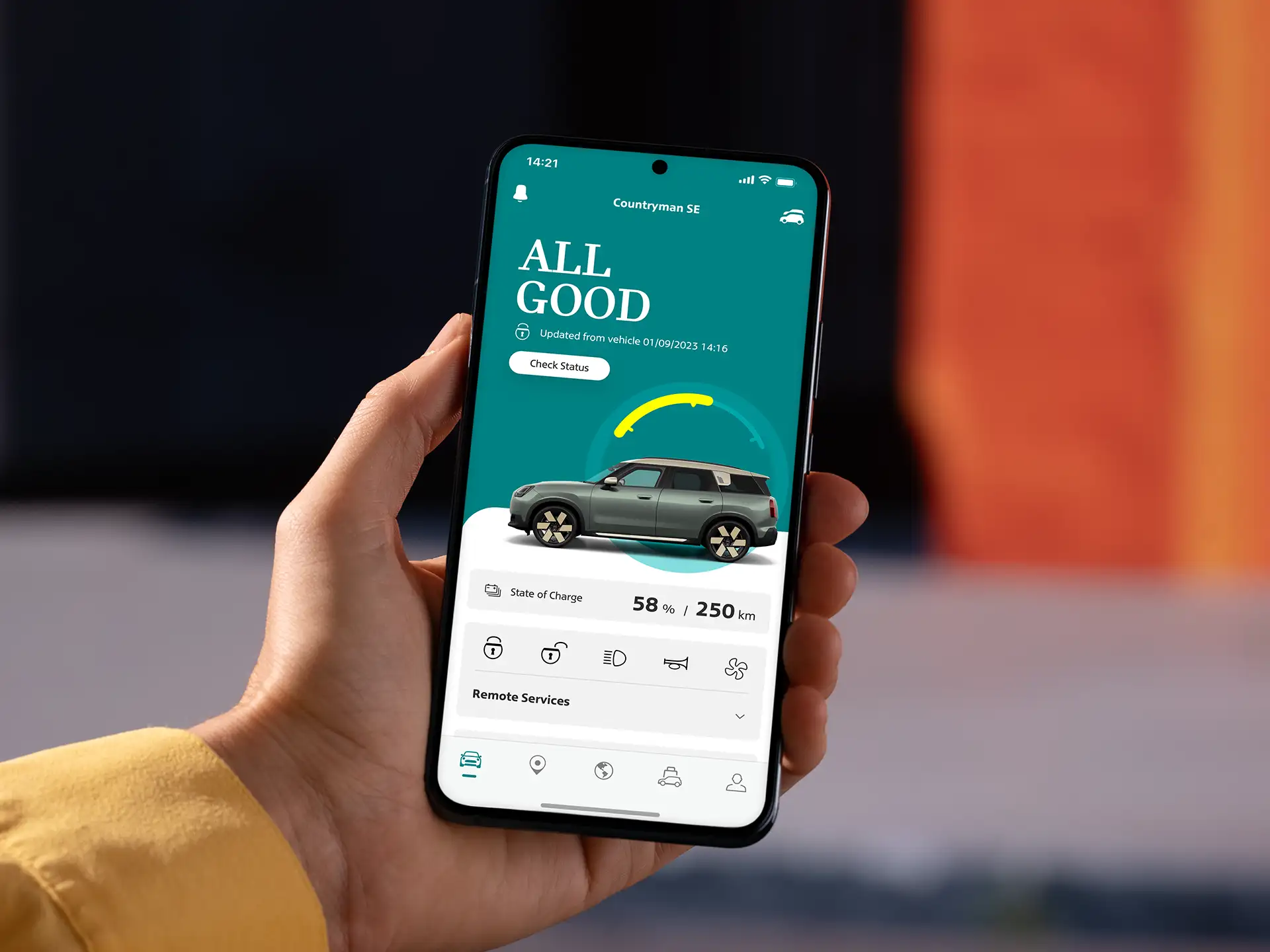 MINI Countryman integral - MINI App