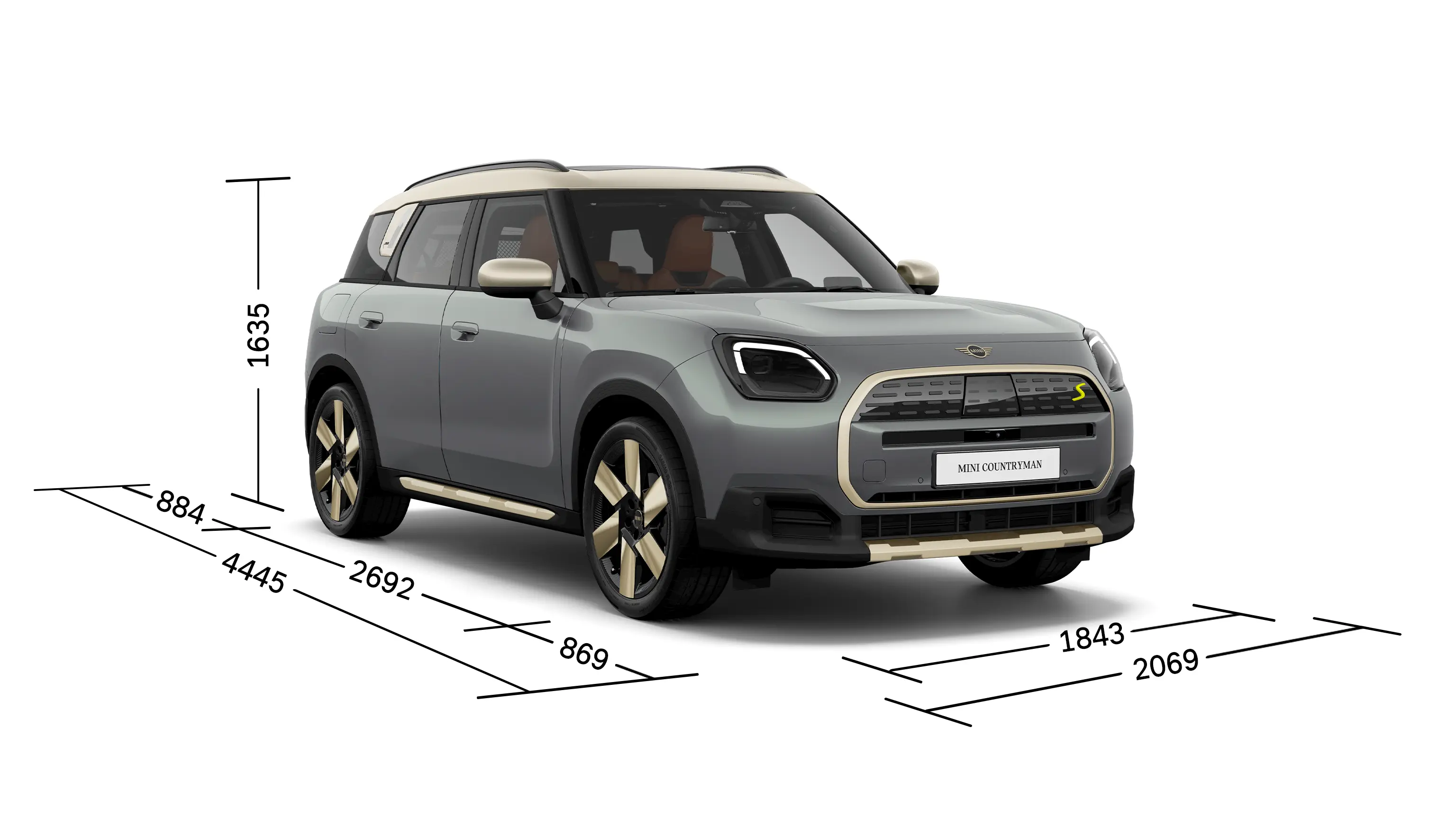 MINI Countryman integral electric - Dimensiuni