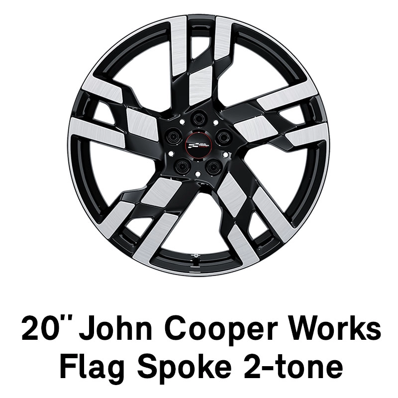 MINI - echipamente - jante de 20” JCW flag spoke în 2 tonuri