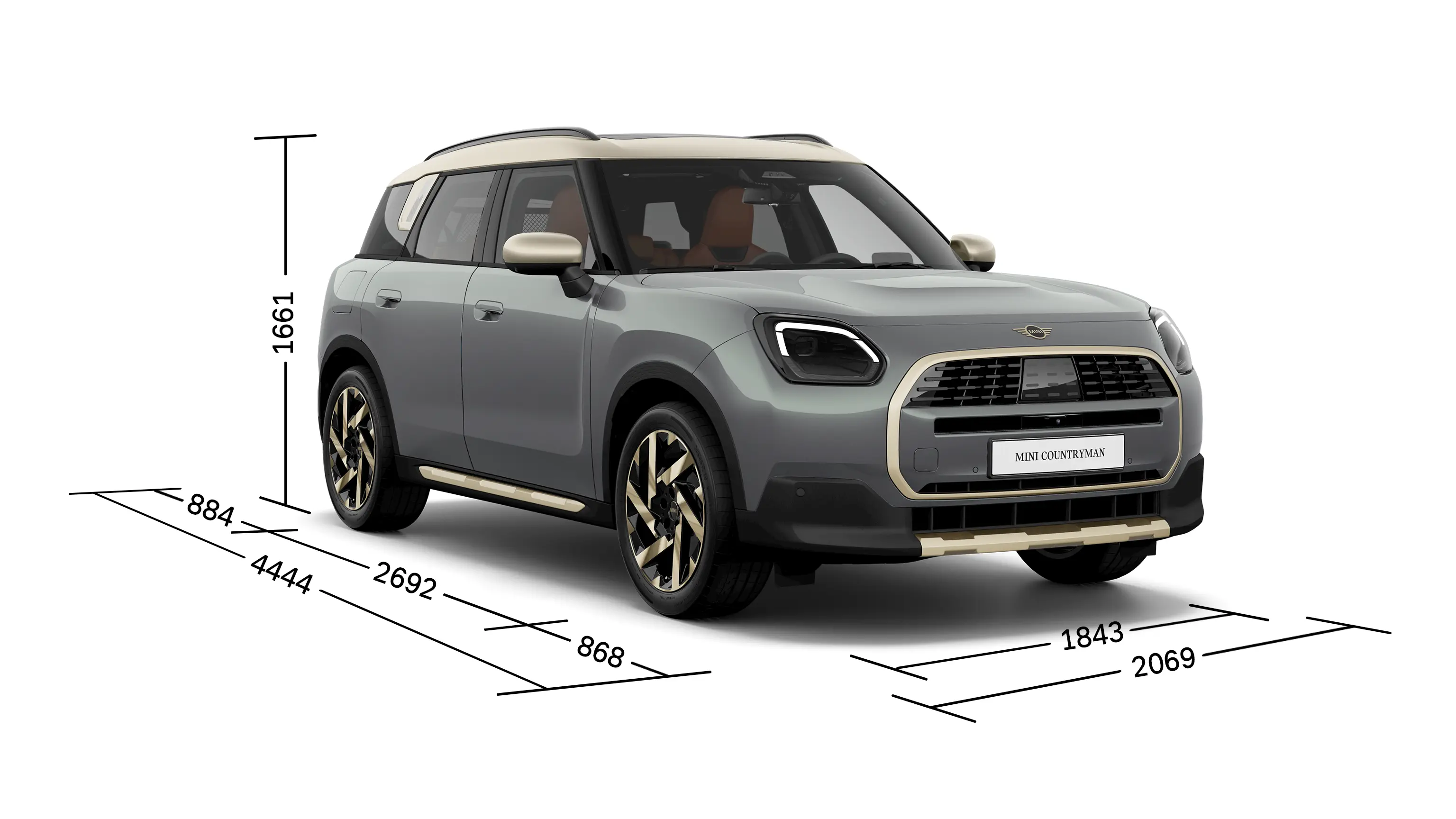 MINI Countryman - Dimensiuni