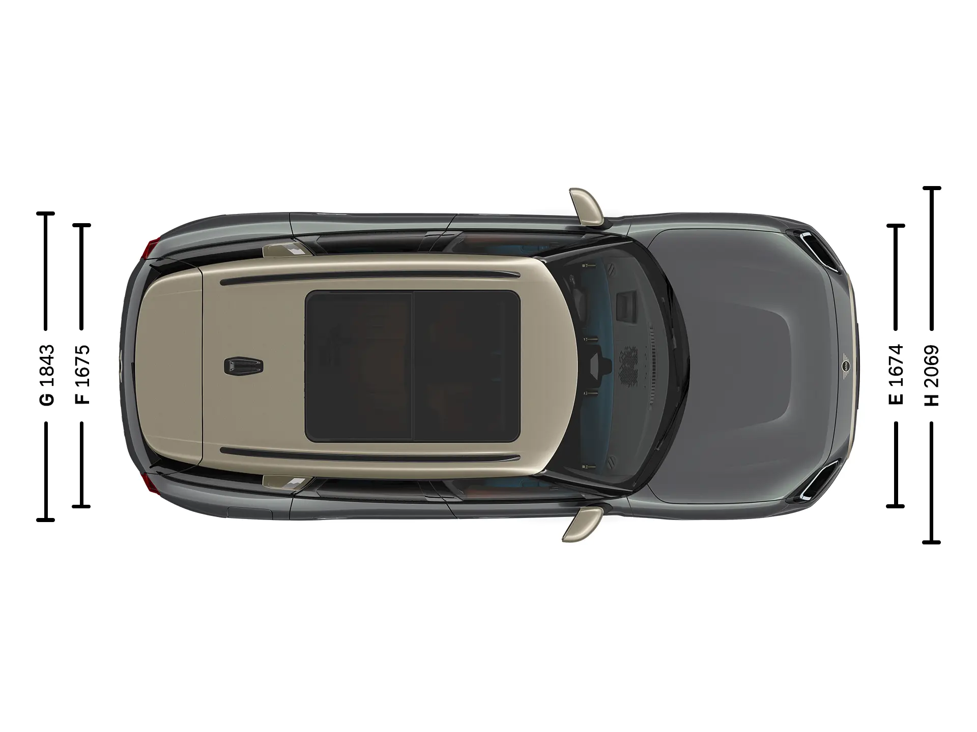Dimensiuni plafon MINI Countryman