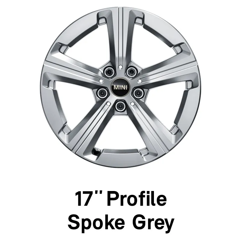 MINI - echipamente - 17“ - grey spoke
