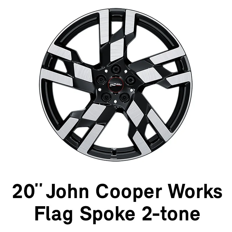 MINI - echipamente - 20“ - JCW flag spoke - în 2 tonuri