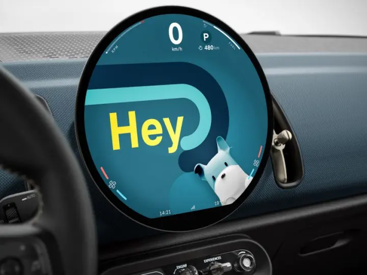 MINI Countryman - ecran oled cu spike