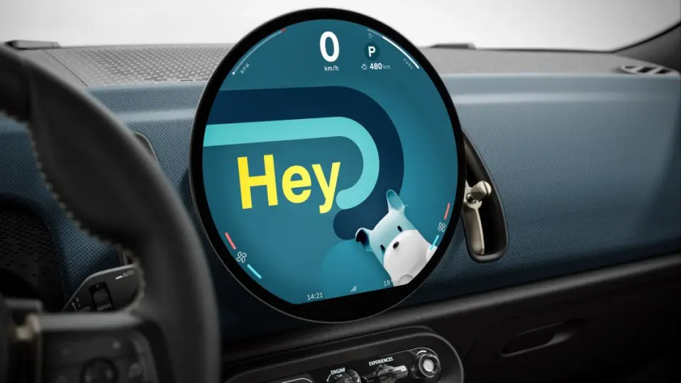 MINI Countryman - ecran oled cu spike