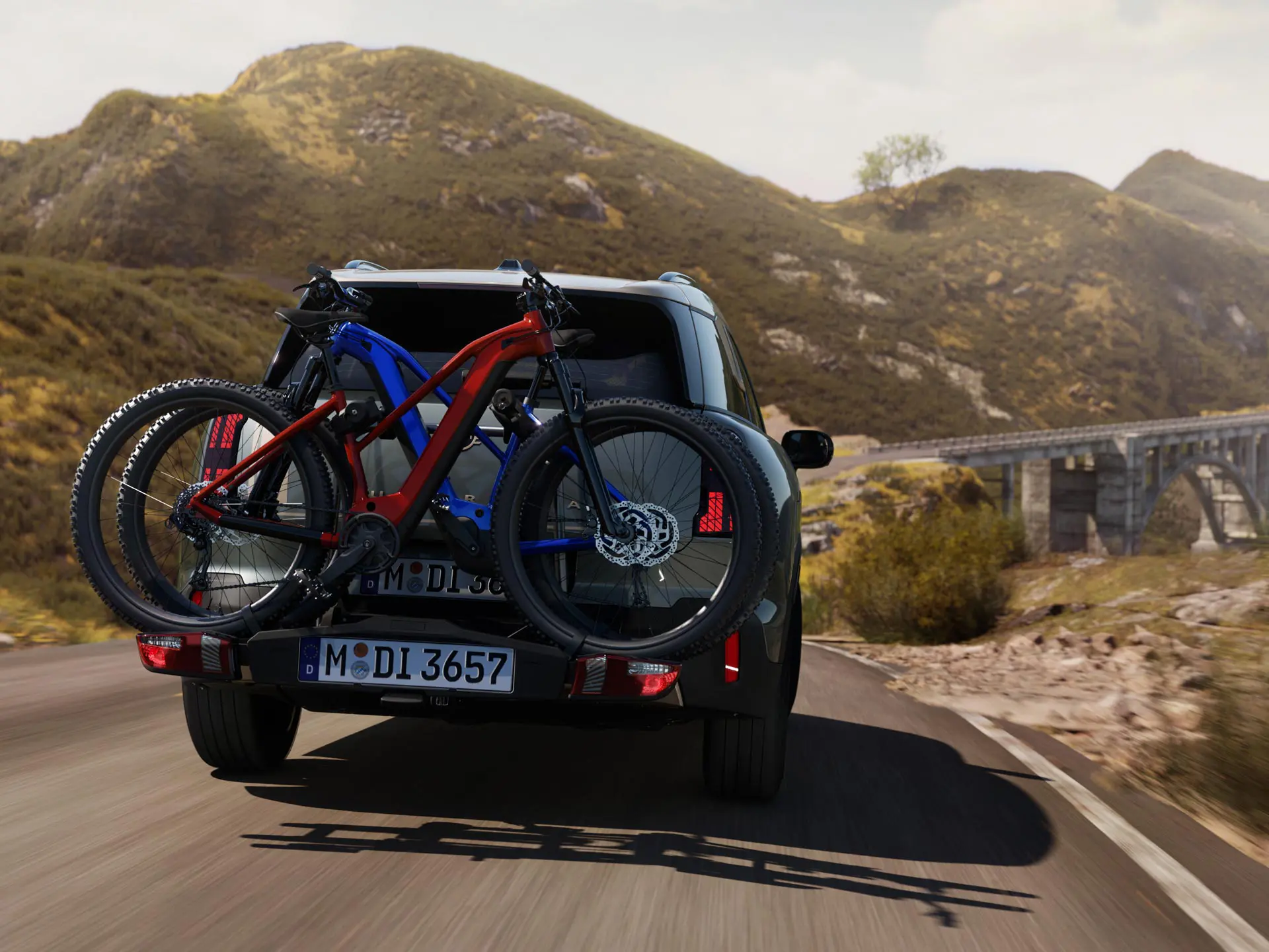 Suport de biciclete MINI cu montare în spate Pro 3.0 pentru 2 biciclete