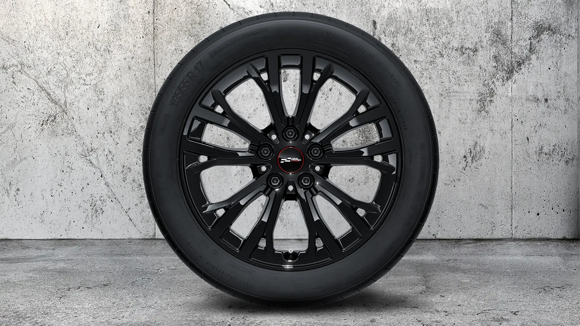 Jante JCW Star-spoke de 17”, tip 991 - Jet Black Uni