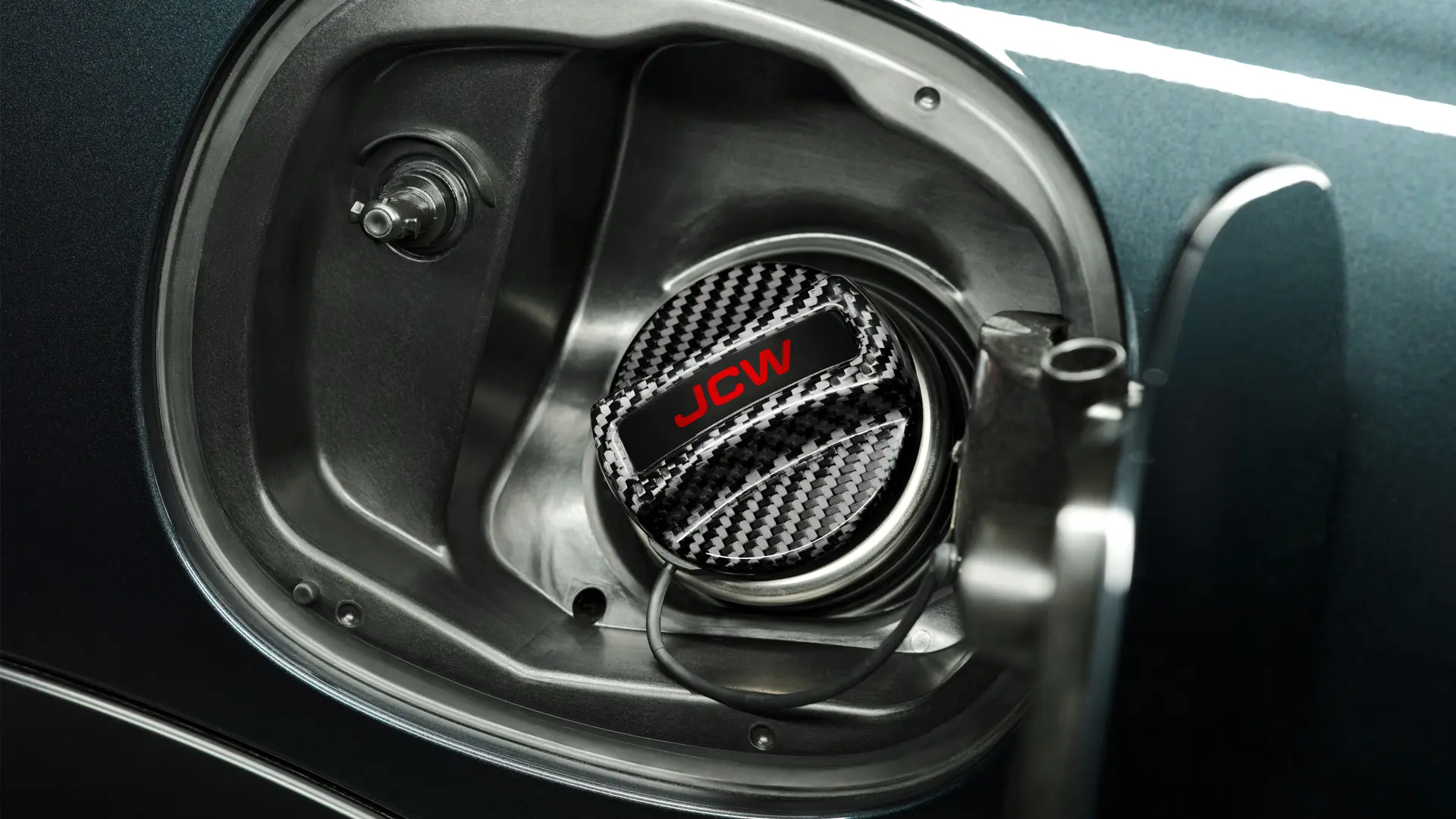 Accesorii JCW - capac pentru rezervor JCW din fibră de carbon
