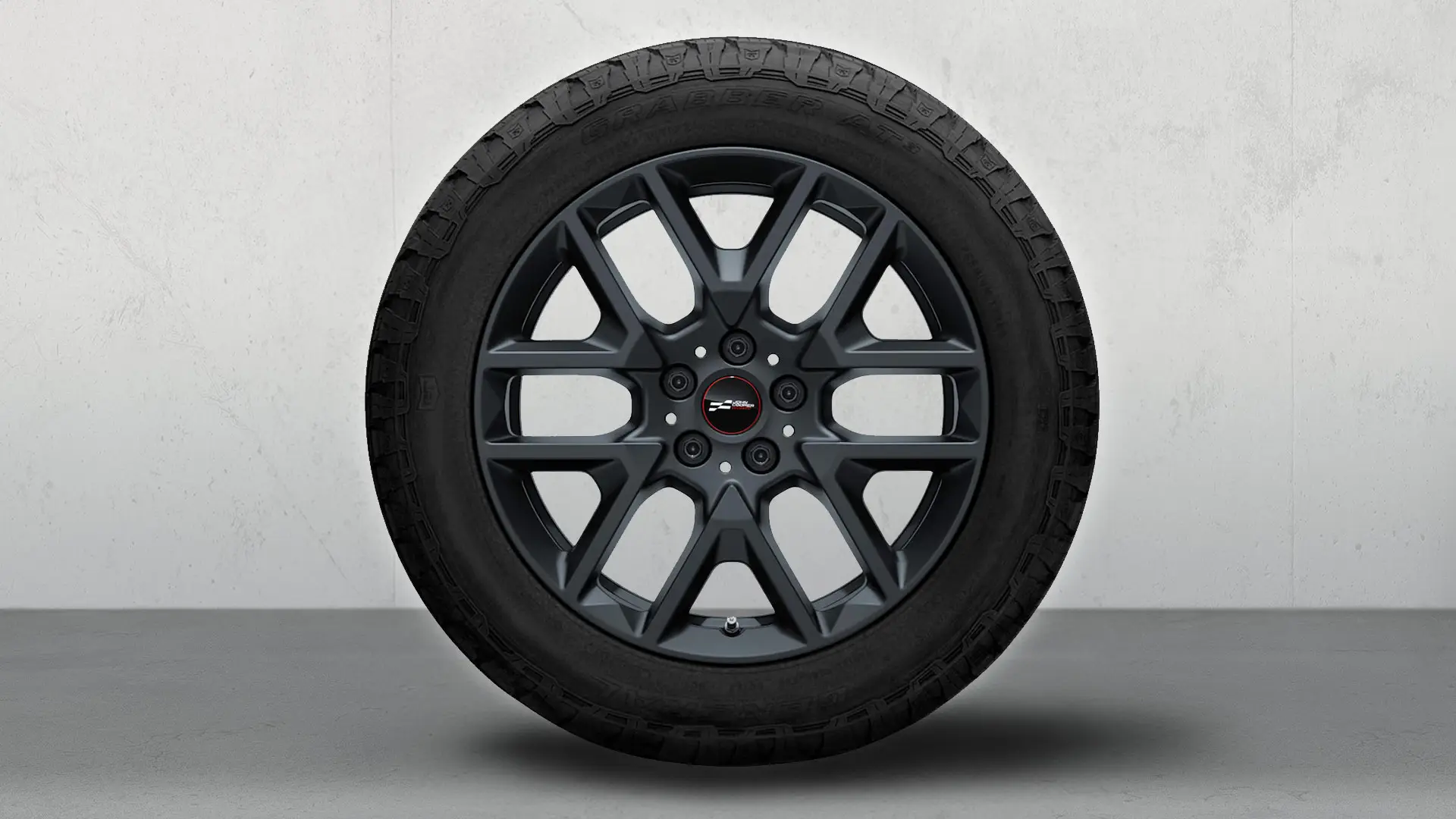 Jante JCW din aliaj turnat Y-Spoke de 18“, tip 945, în Gri Frozen Midnight. 