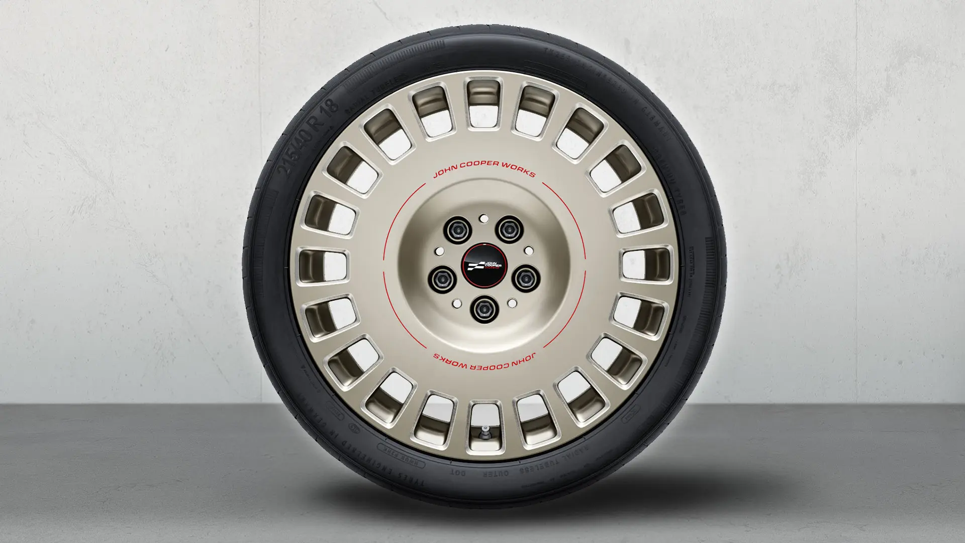 Jante JCW din aliaj Rallye Spoke de 18“ tip 992 Bicolor (argintiu Vibrant, lustruit), set complet de roţi de vară