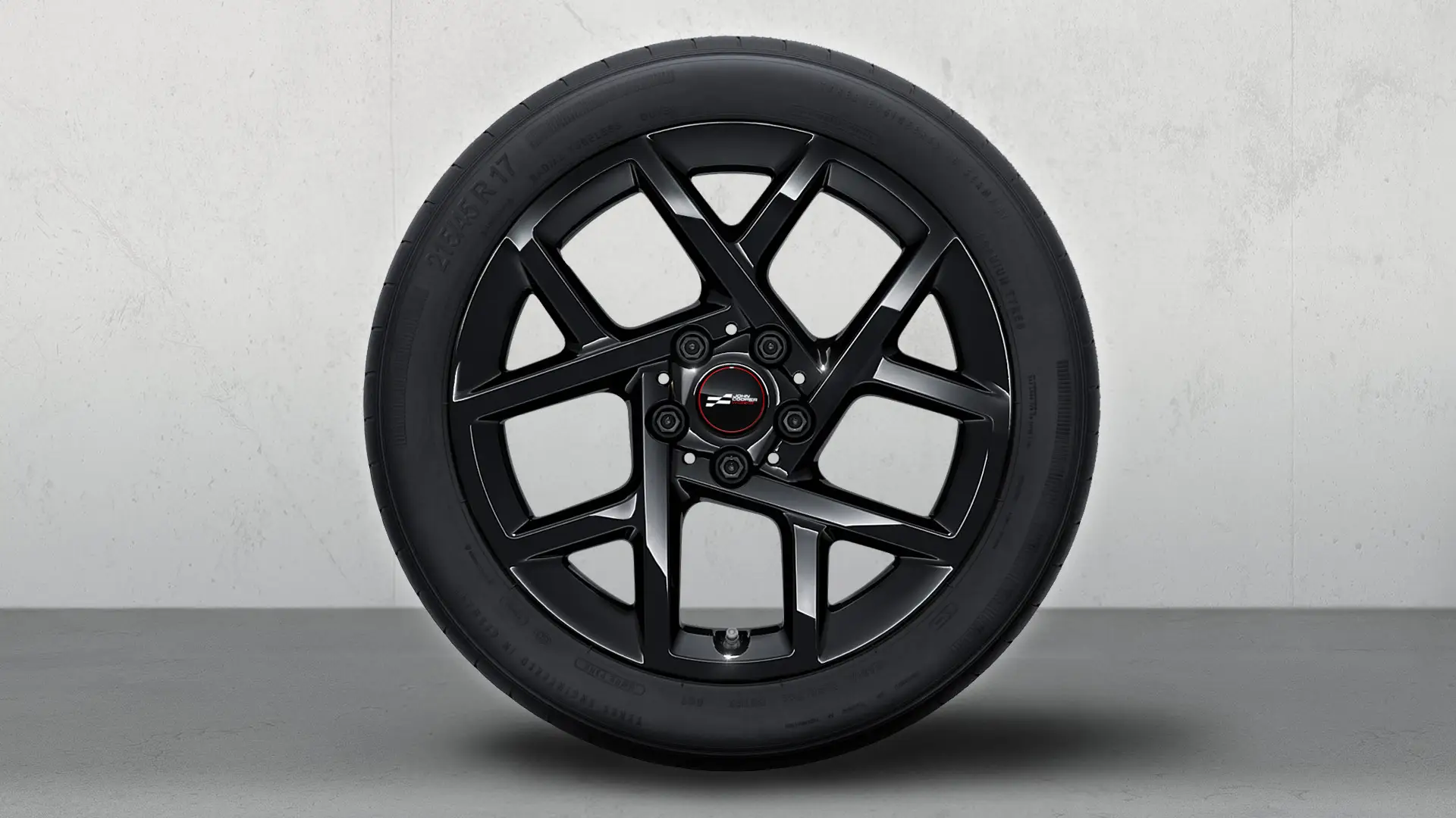 Jantele John Cooper Works din aliaj Sprint Spoke de 17“, tip 957, set complet în Jet Black.