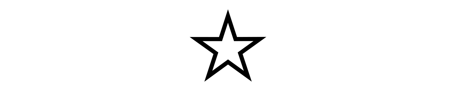 Pictograma stea
