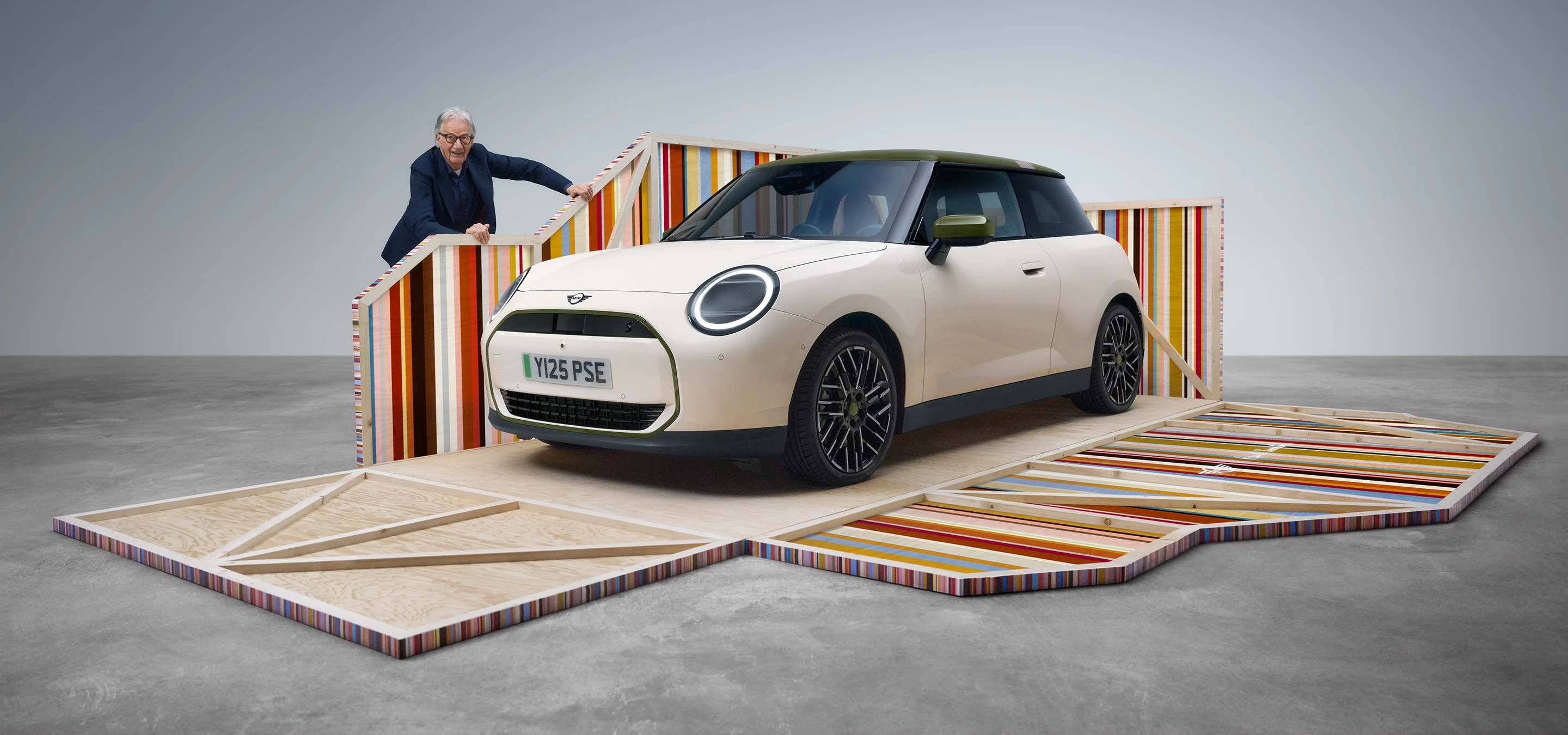 MINI Cooper integral electric Paul Smith Edition Alb Inspired