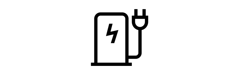 MINI pur electric - încărcare - pictogramă staţie de încărcare