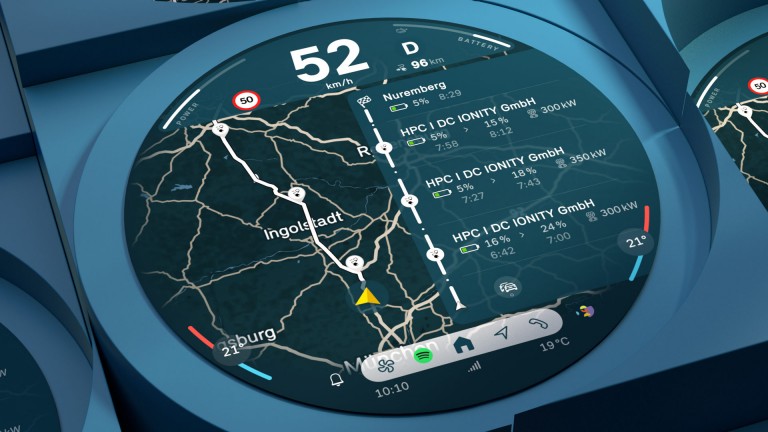 MINI pur electric - experienţă digitală - navigaţie