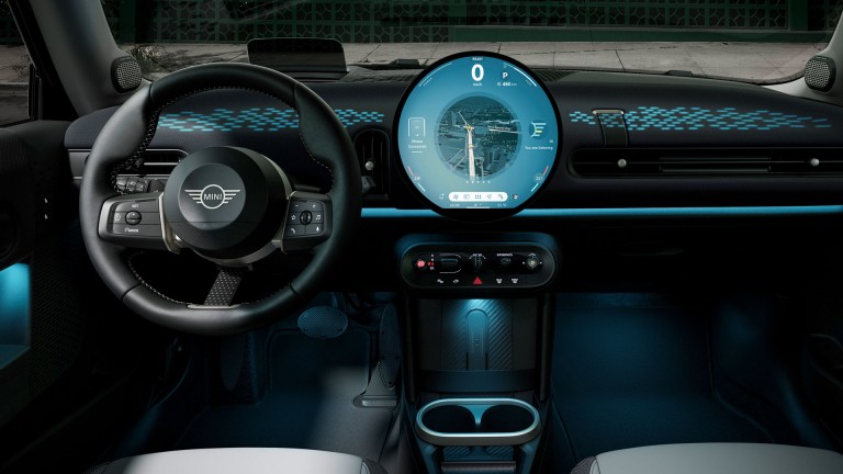 MINI Cooper cu 3 uşi - interior - galerie moduri de experienţă - volan