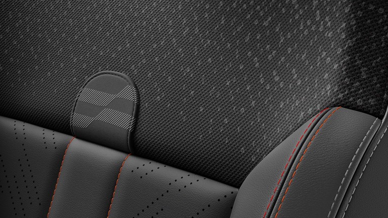 MINI Cooper cu 5 uşi - interior - galerie - tapiţerie scaune în stilul favoured
